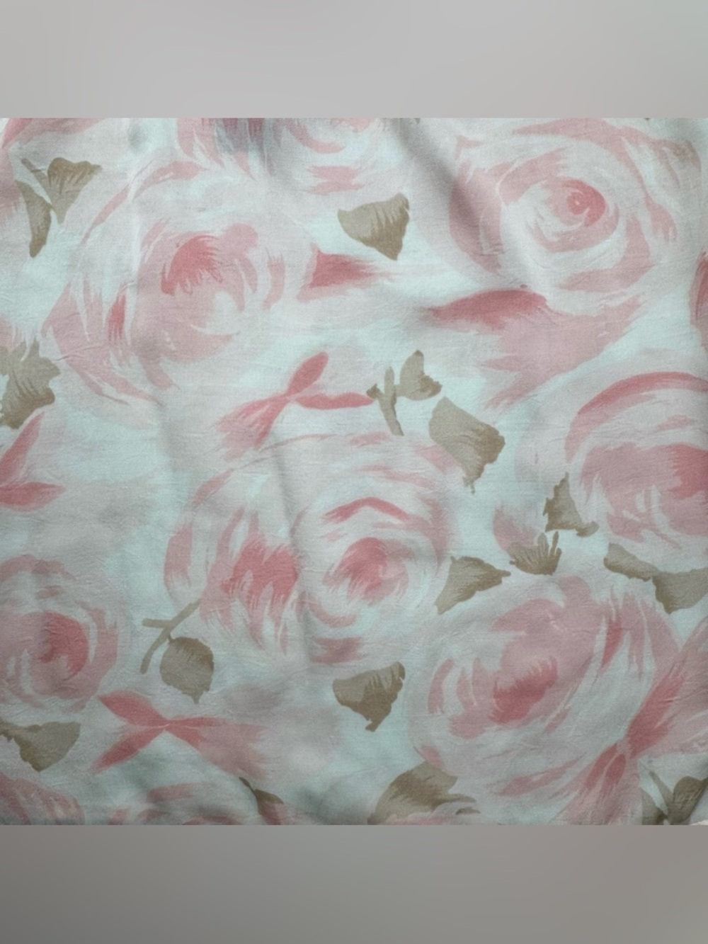 Talbots Cream and Pink Floral Rose Tank Top NEW - Picture 5 of 11